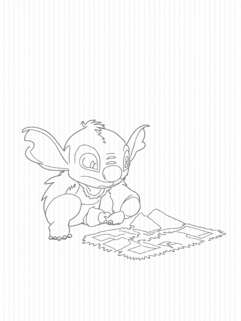 stitch coloring pages