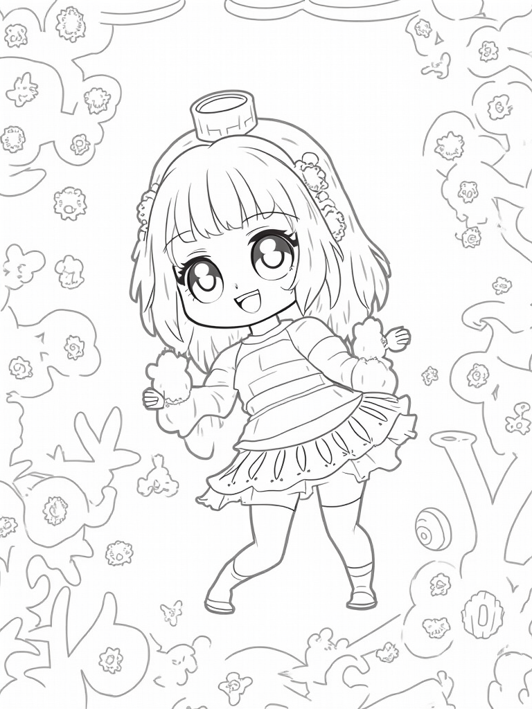 kuromi coloring pages