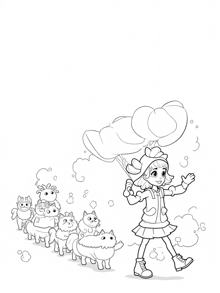 gabby's dollhouse coloring pages