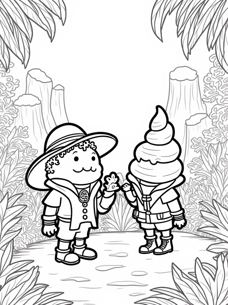 ice cream coloring pages