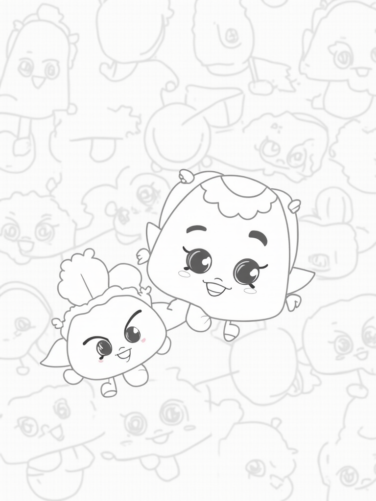 shopkins coloring pages