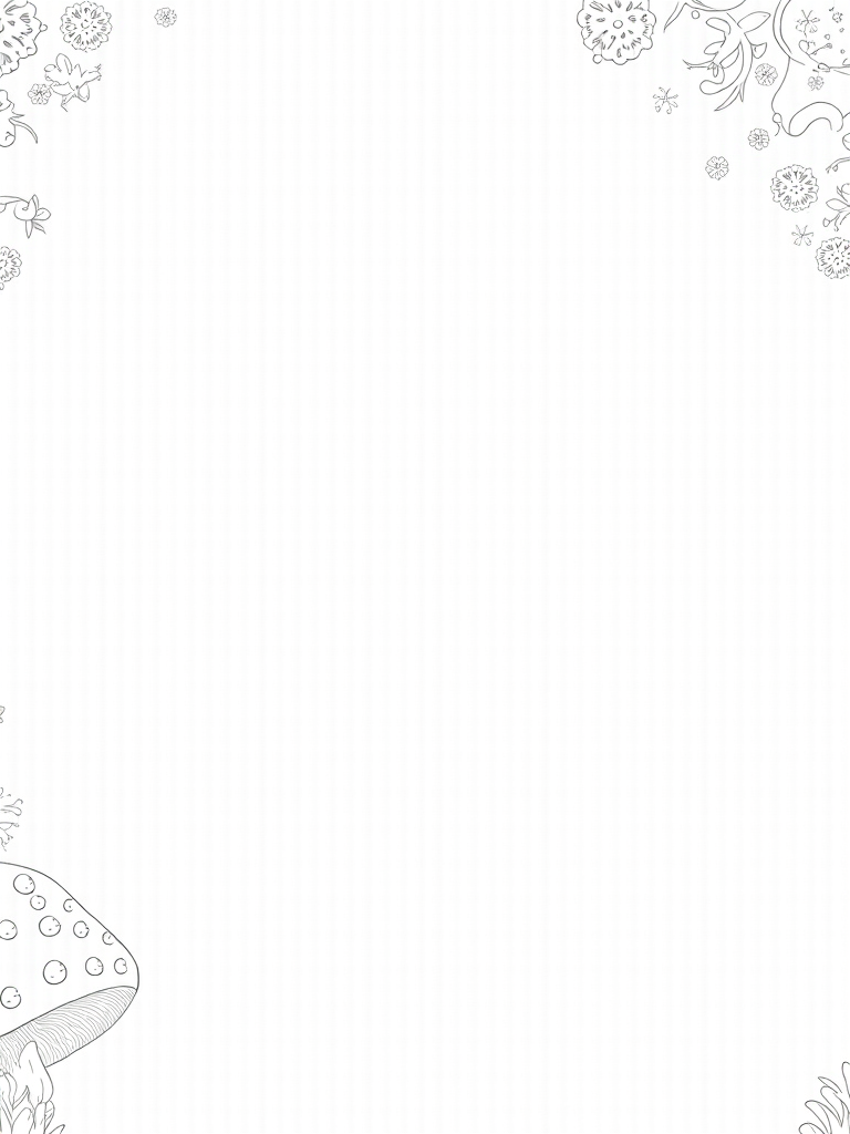 mushroom coloring pages