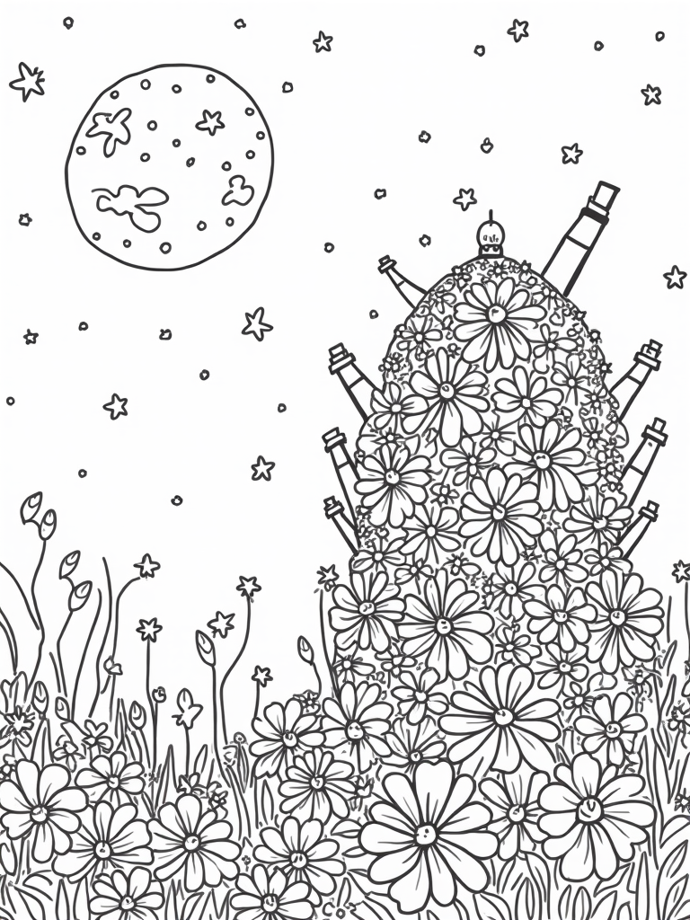 flower coloring pages