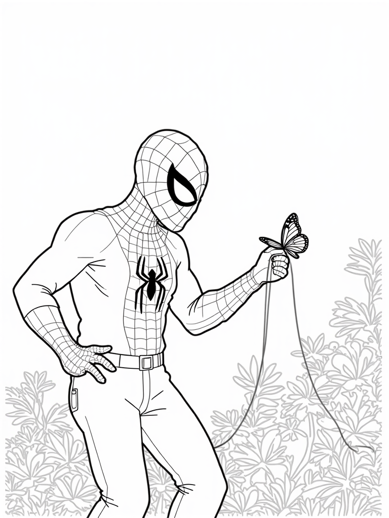 spiderman coloring pages