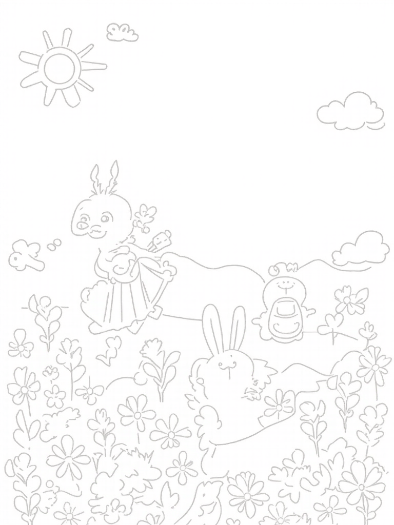 spring coloring pages