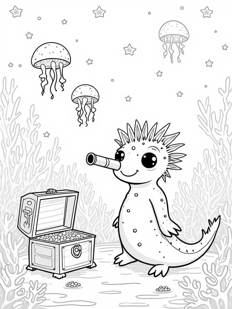 axolotl coloring pages