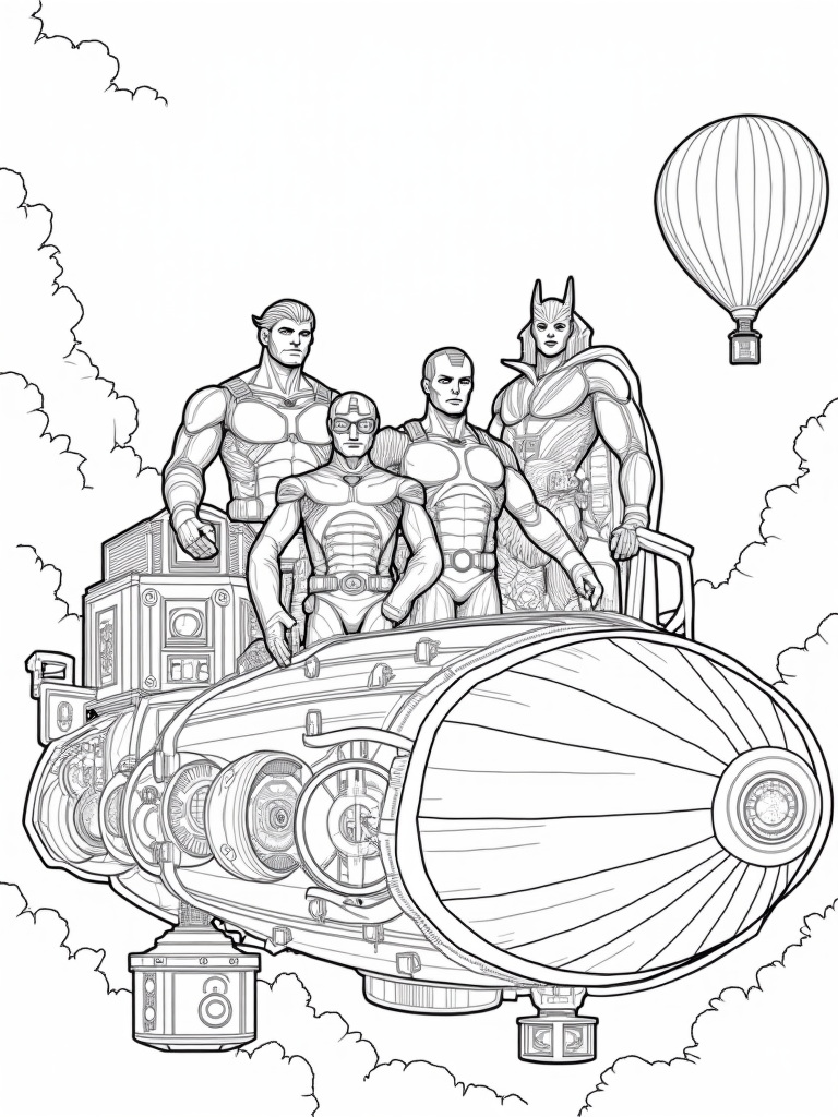 avengers coloring pages
