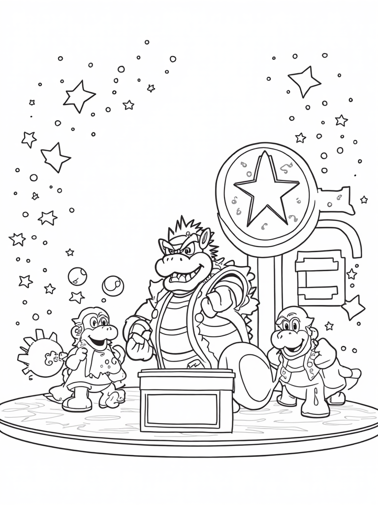 Bowser’s cosmic game show