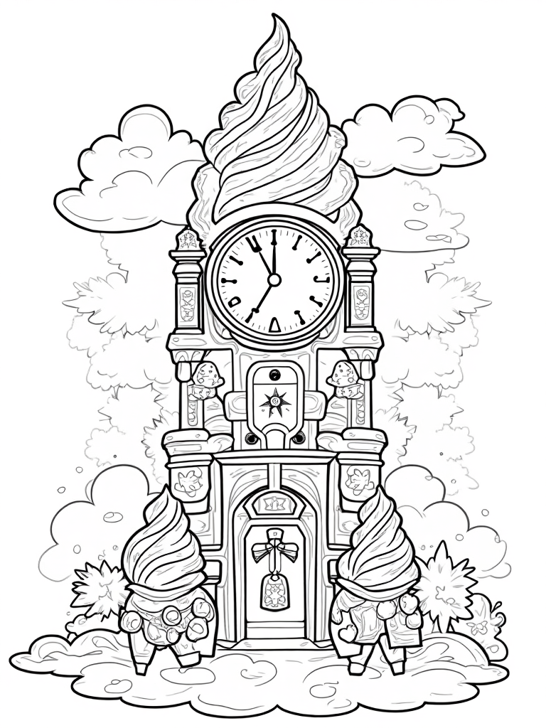 ice cream coloring pages