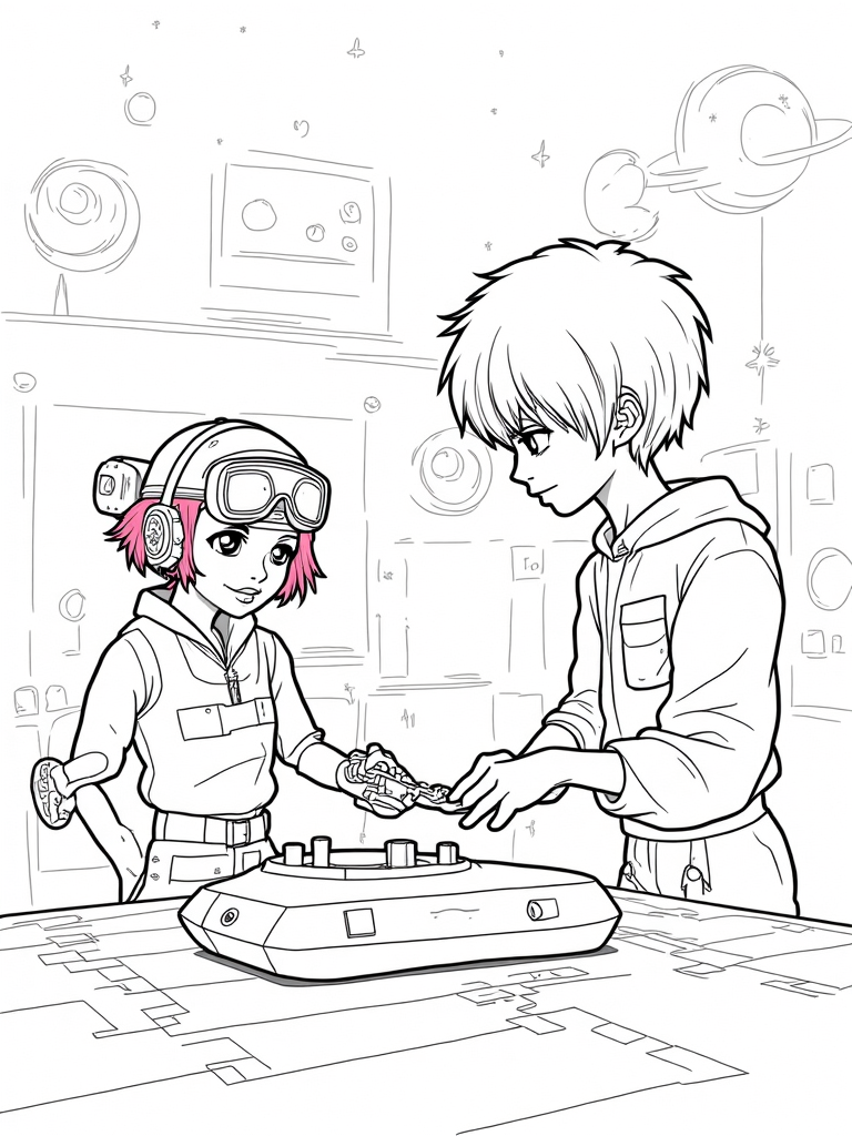 anime coloring pages