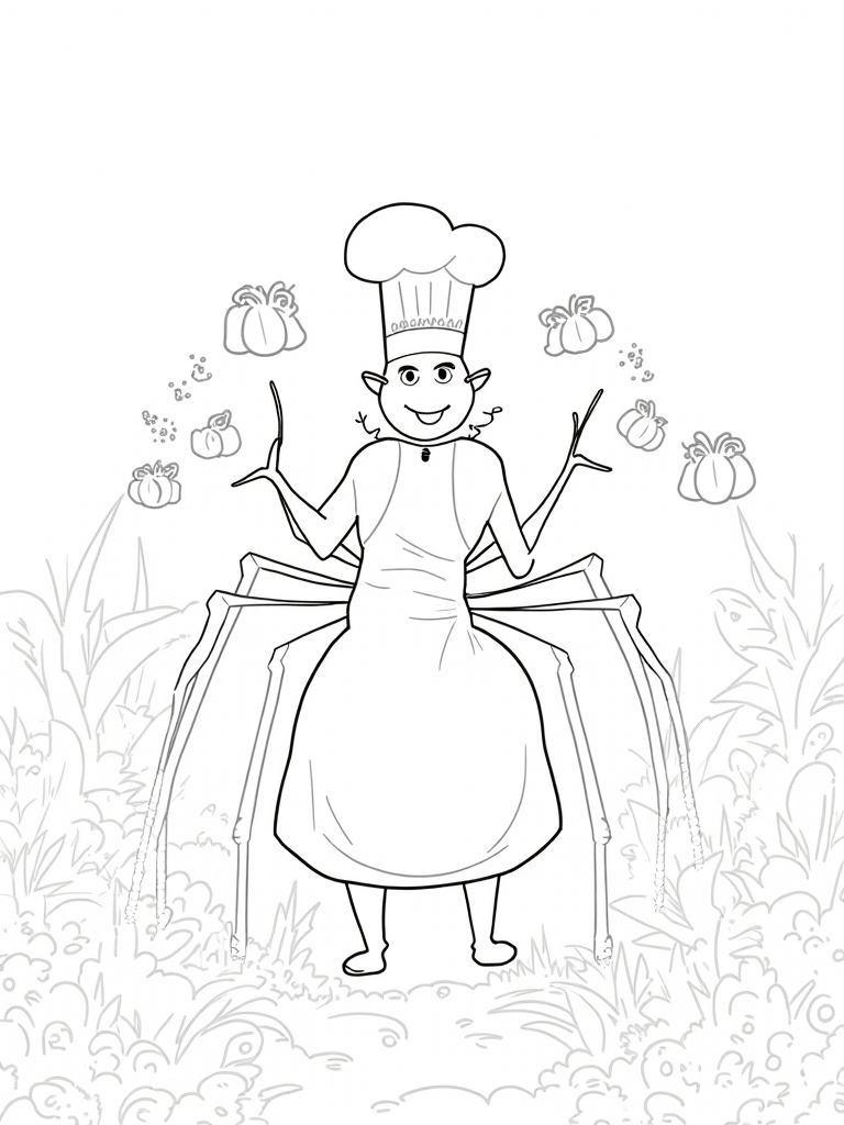 spider coloring pages