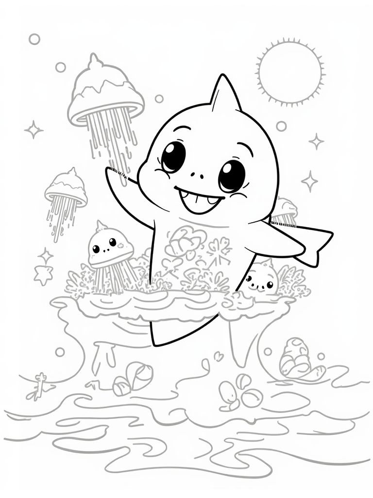 shark coloring pages
