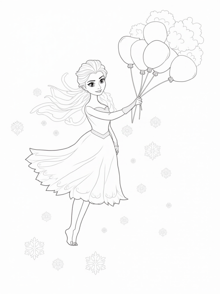 elsa coloring pages
