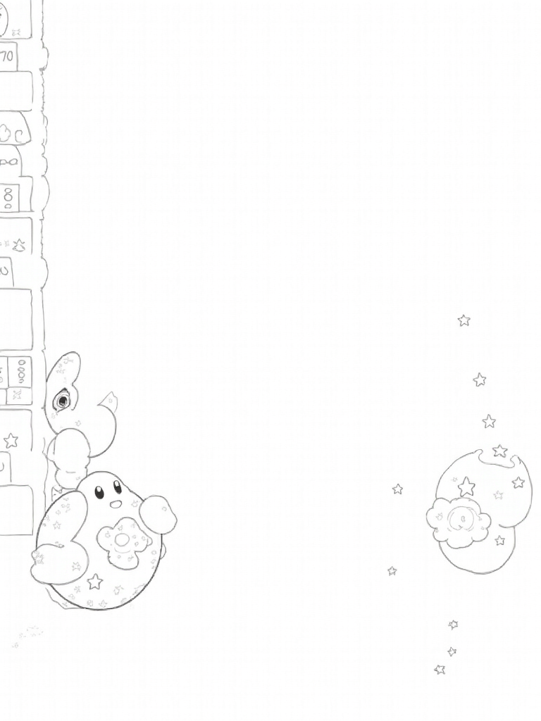 kirby coloring pages