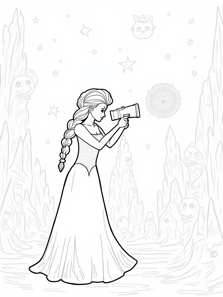 elsa coloring pages
