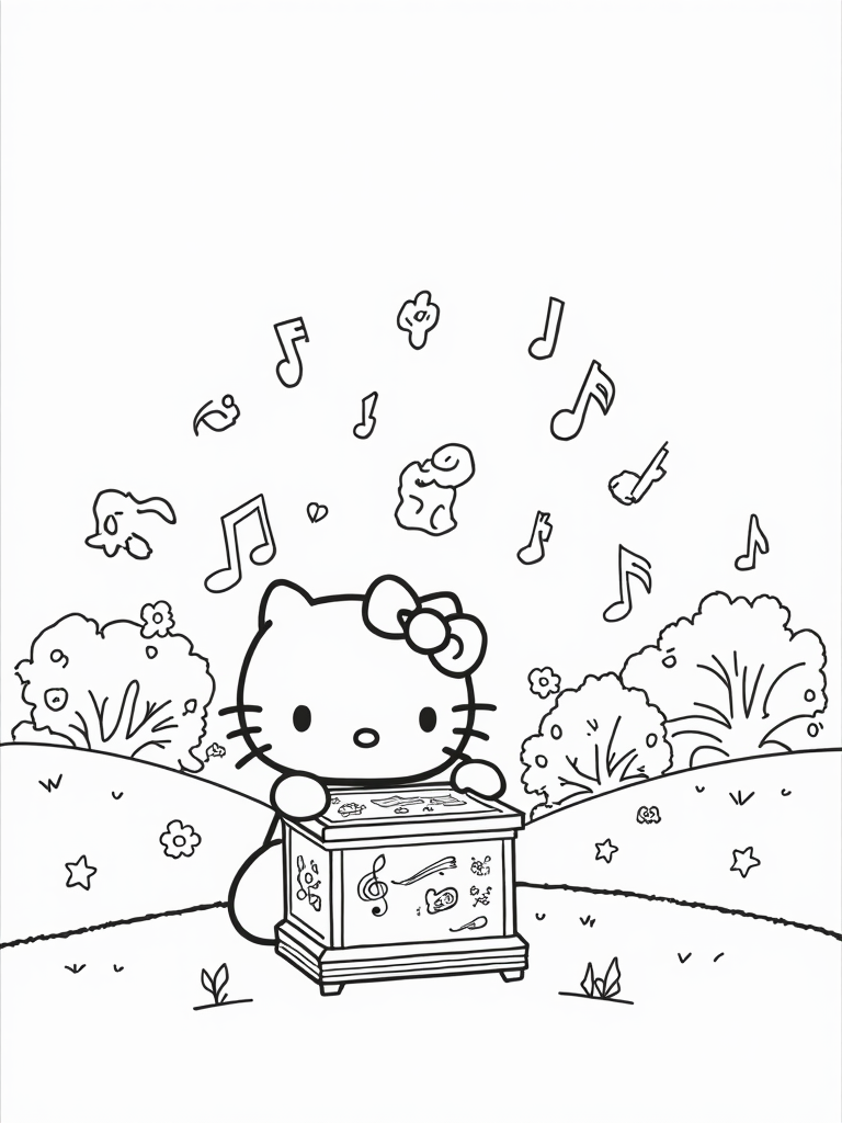 hello kitty coloring pages