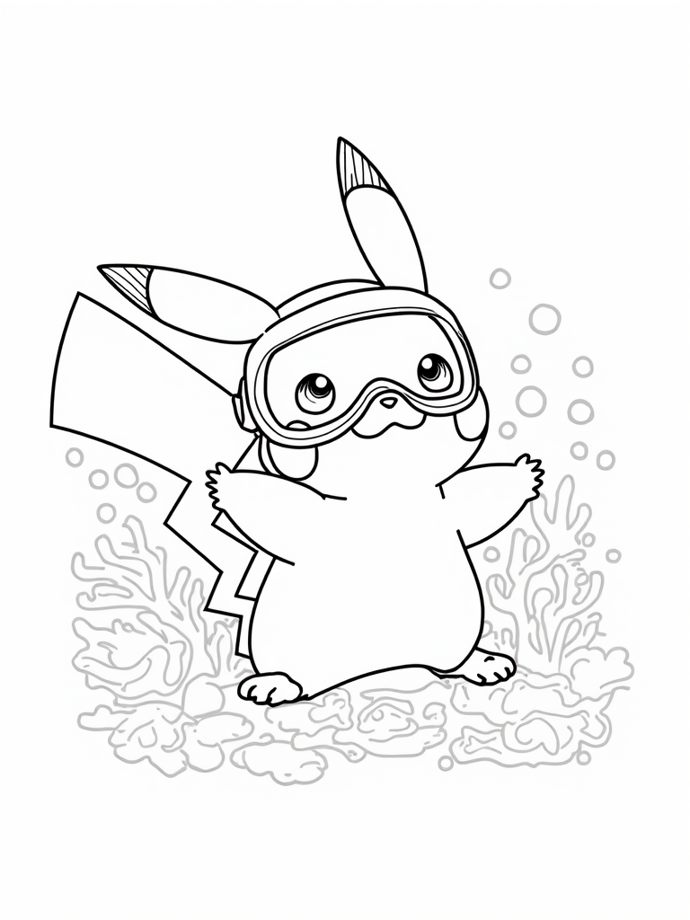 pikachu coloring pages