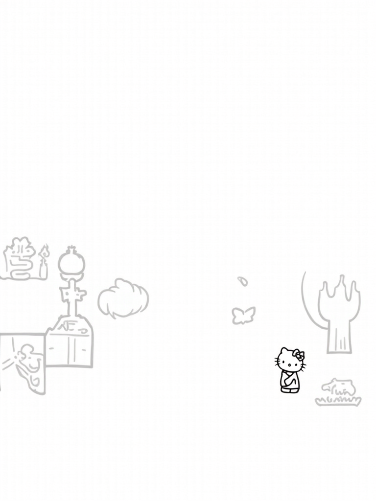 hello kitty coloring pages