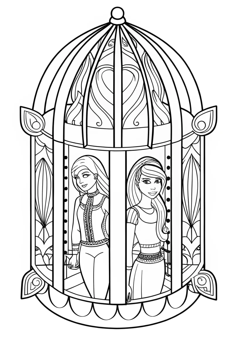 barbie coloring pages