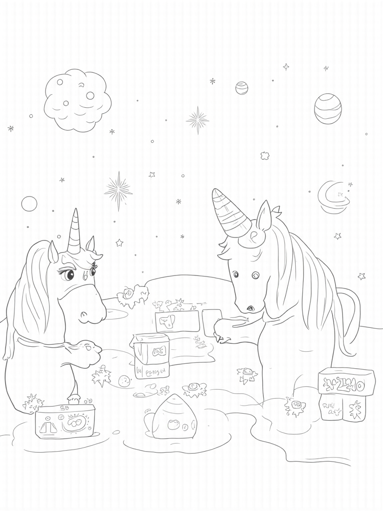 unicorn coloring pages