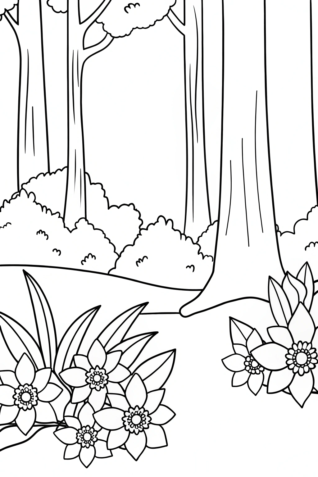 flower coloring pages
