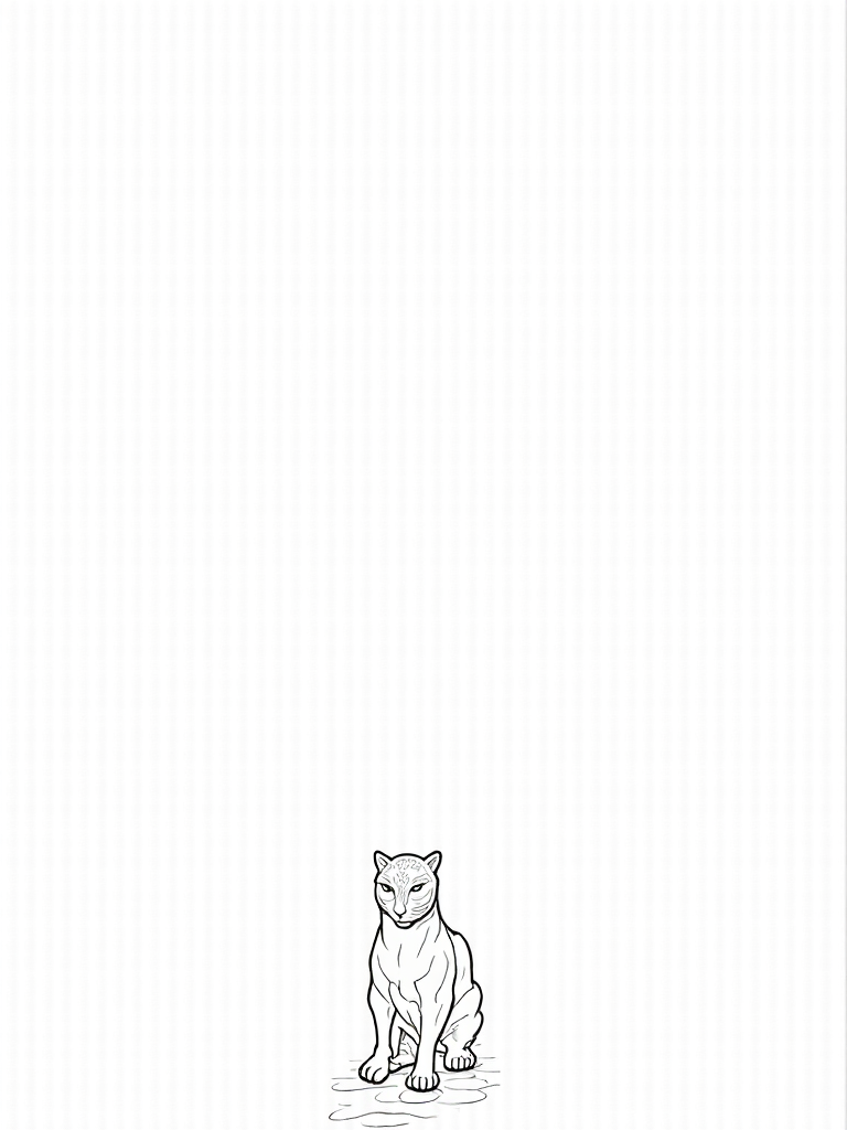 black panther coloring pages