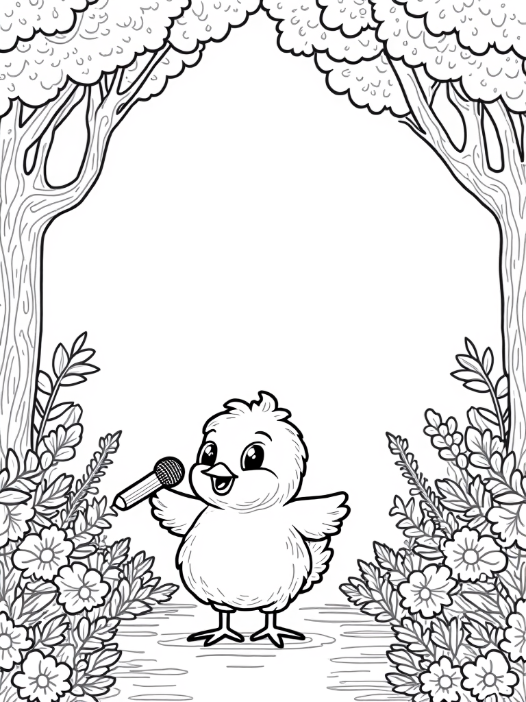 chick coloring pages