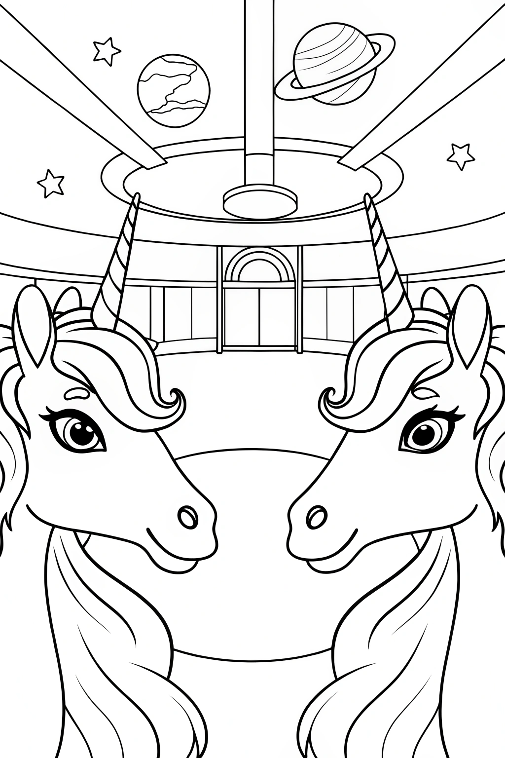 unicorn coloring pages