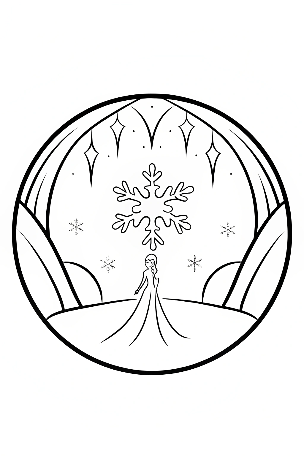 elsa coloring pages