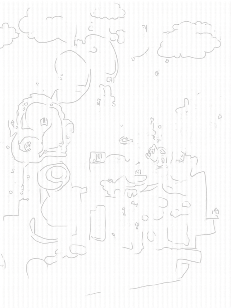 Monsters exploring a time capsule Coloring Page Free & Printable