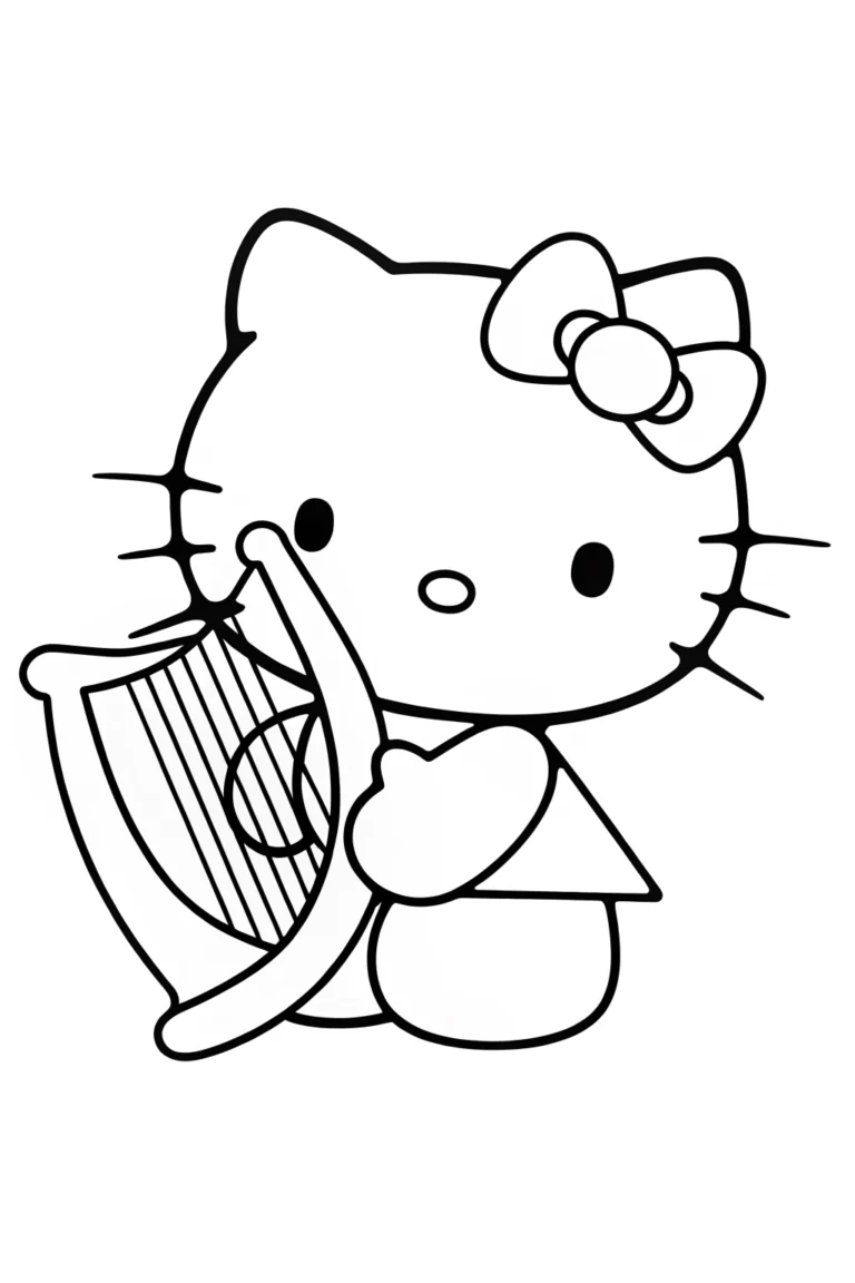 hello kitty coloring pages