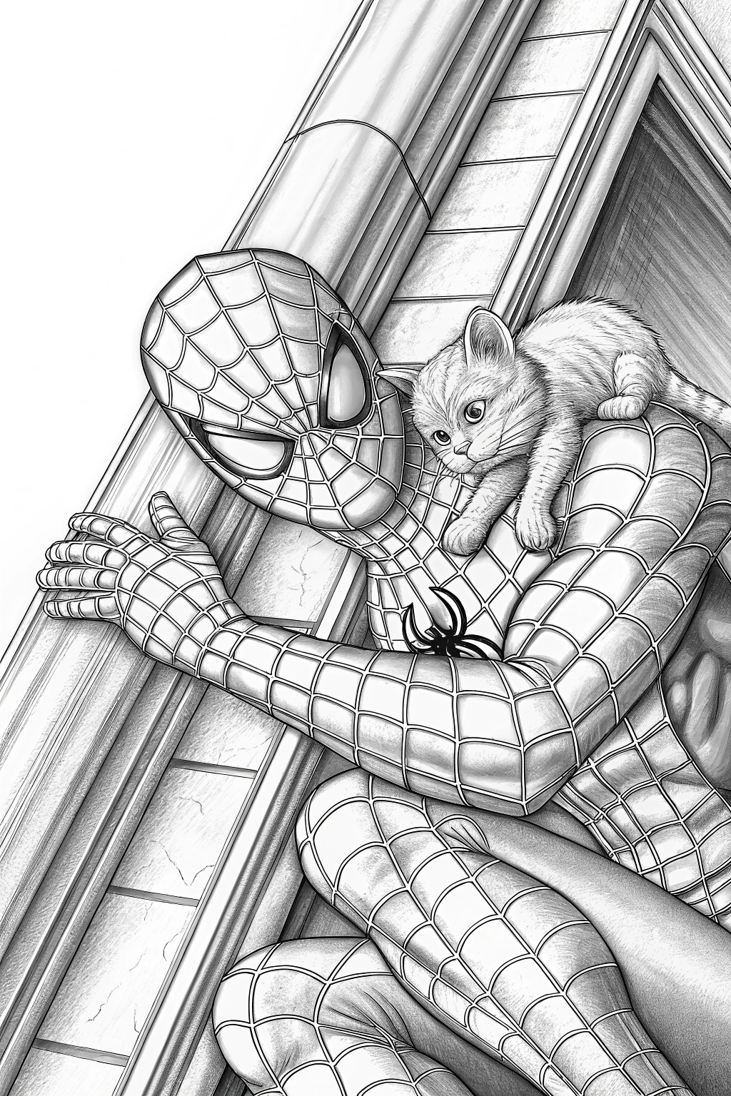 spiderman coloring pages