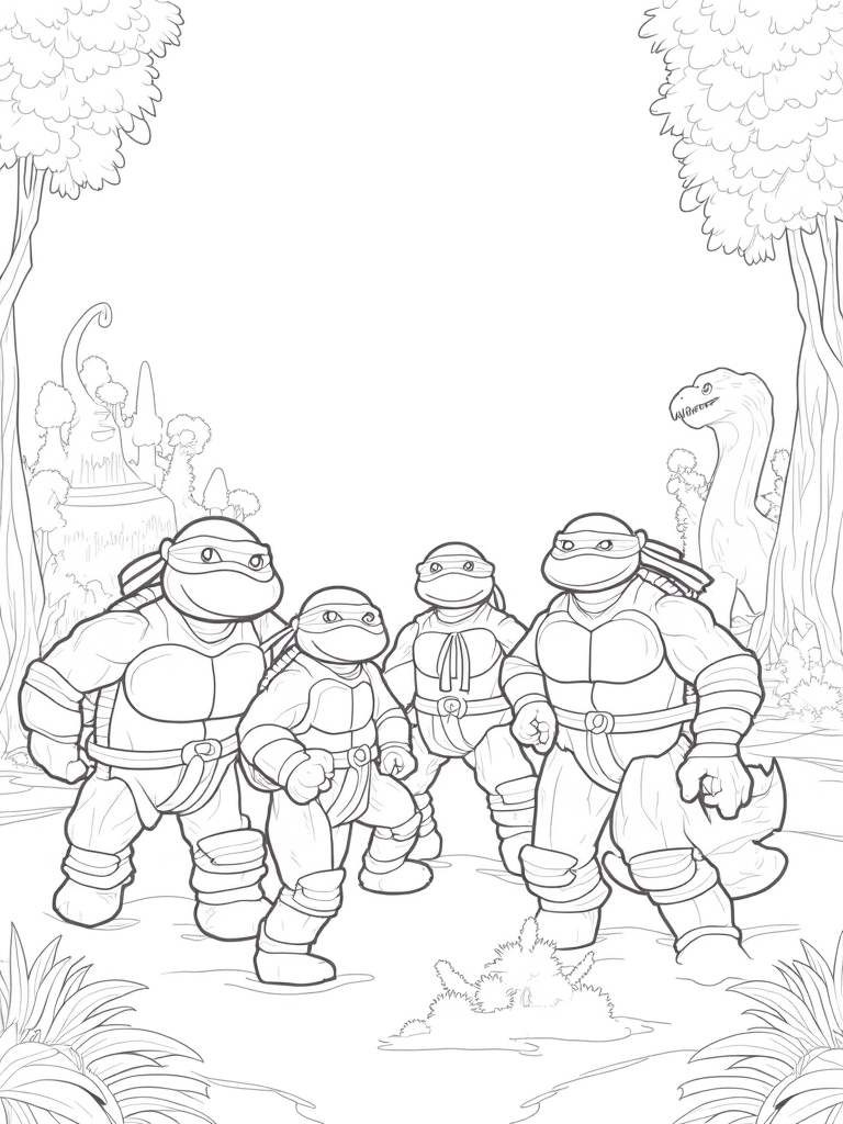 tmnt coloring pages