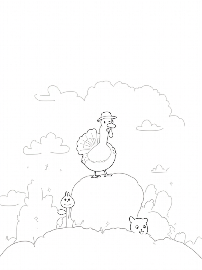 turkey coloring pages