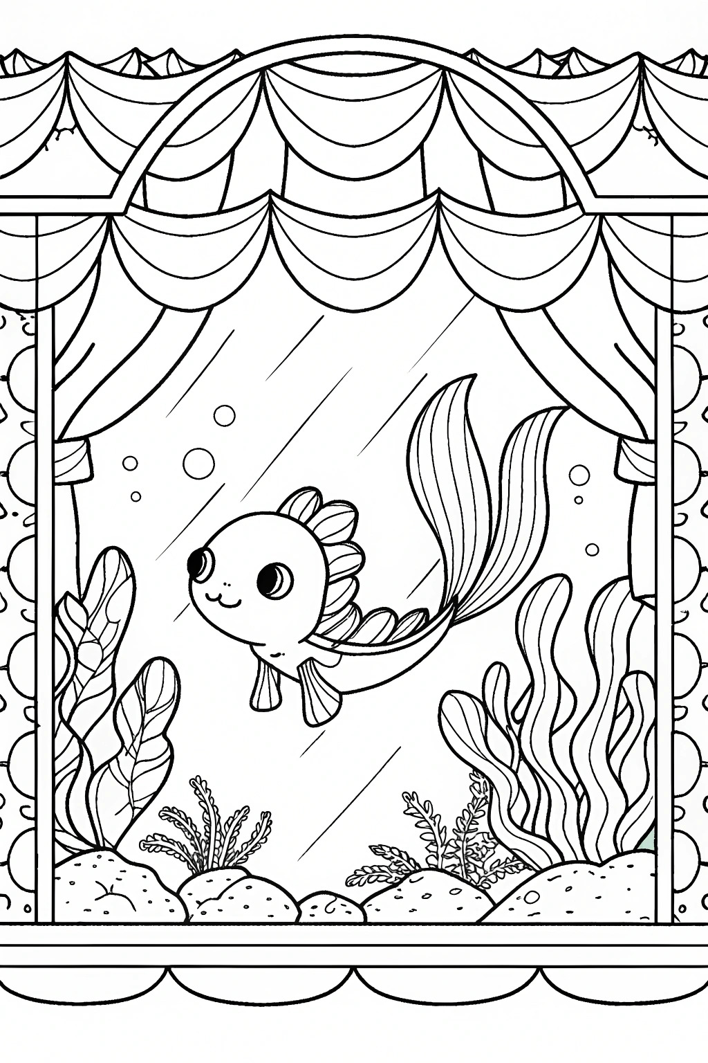 axolotl coloring pages