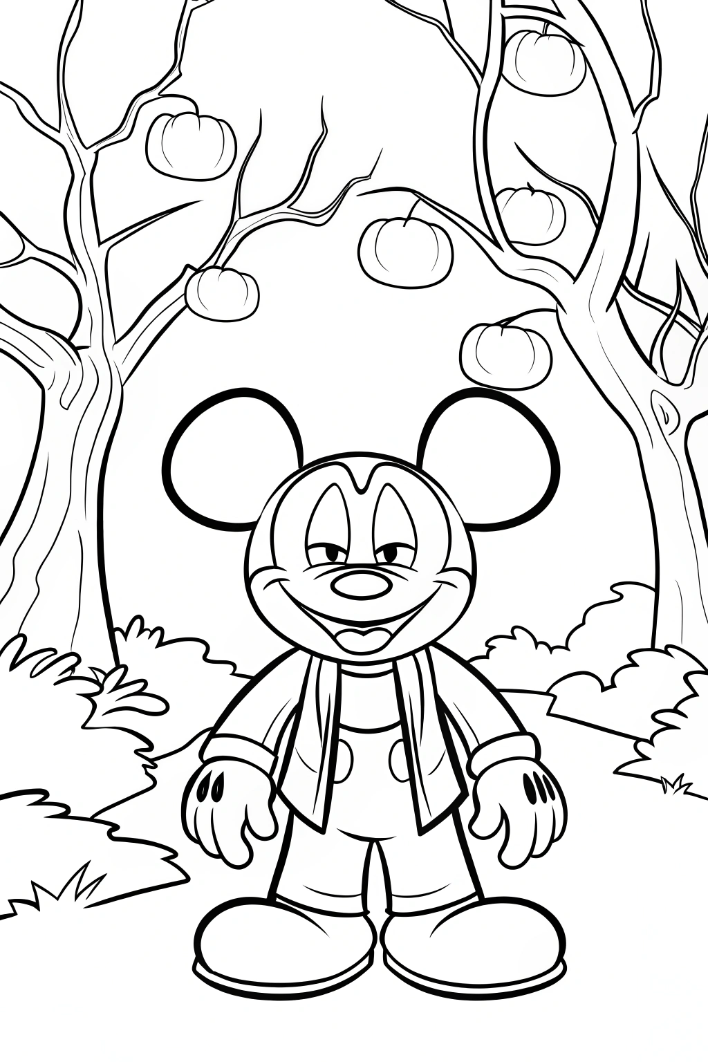 halloween disney coloring pages