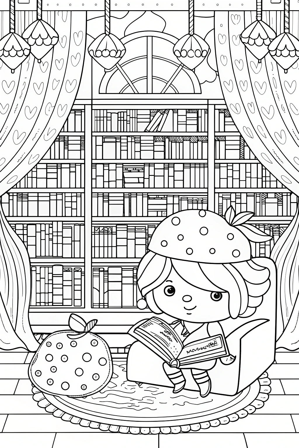 strawberry shortcake coloring pages