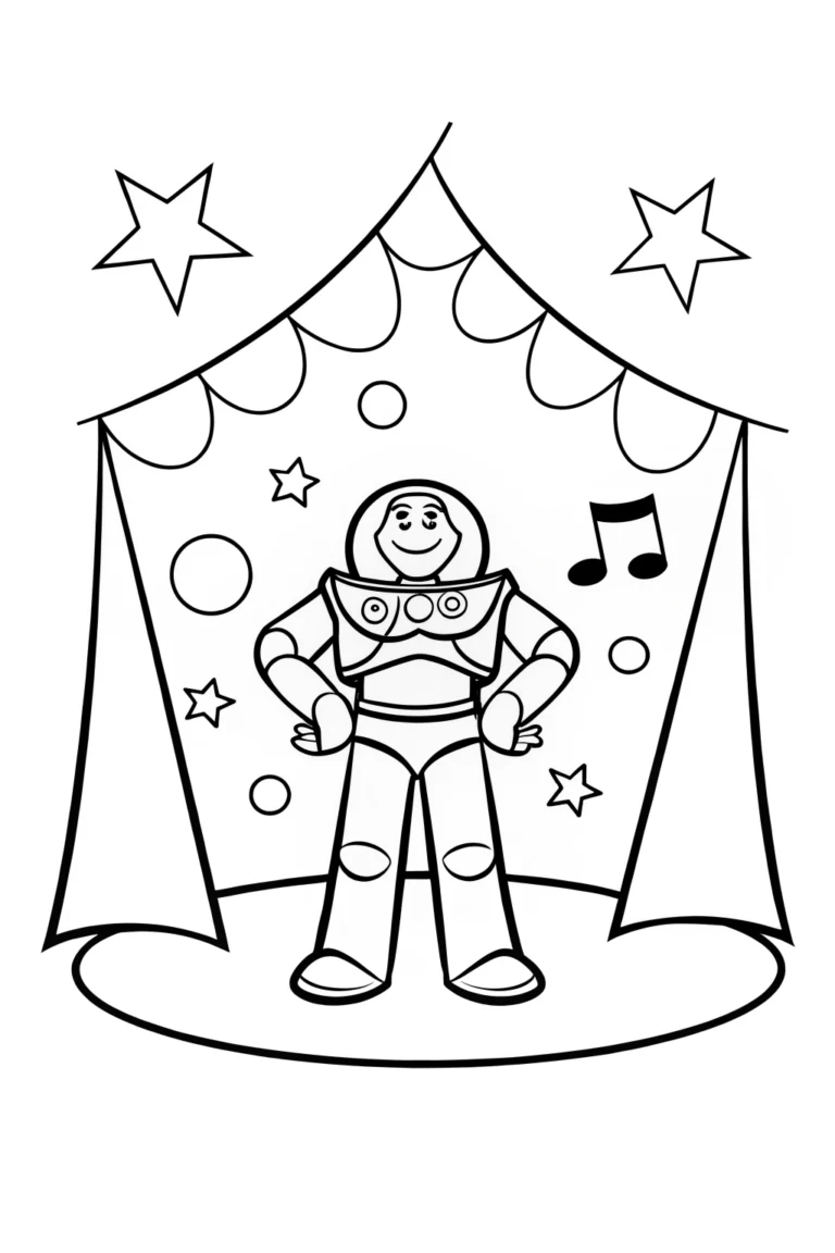 buzz lightyear coloring pages