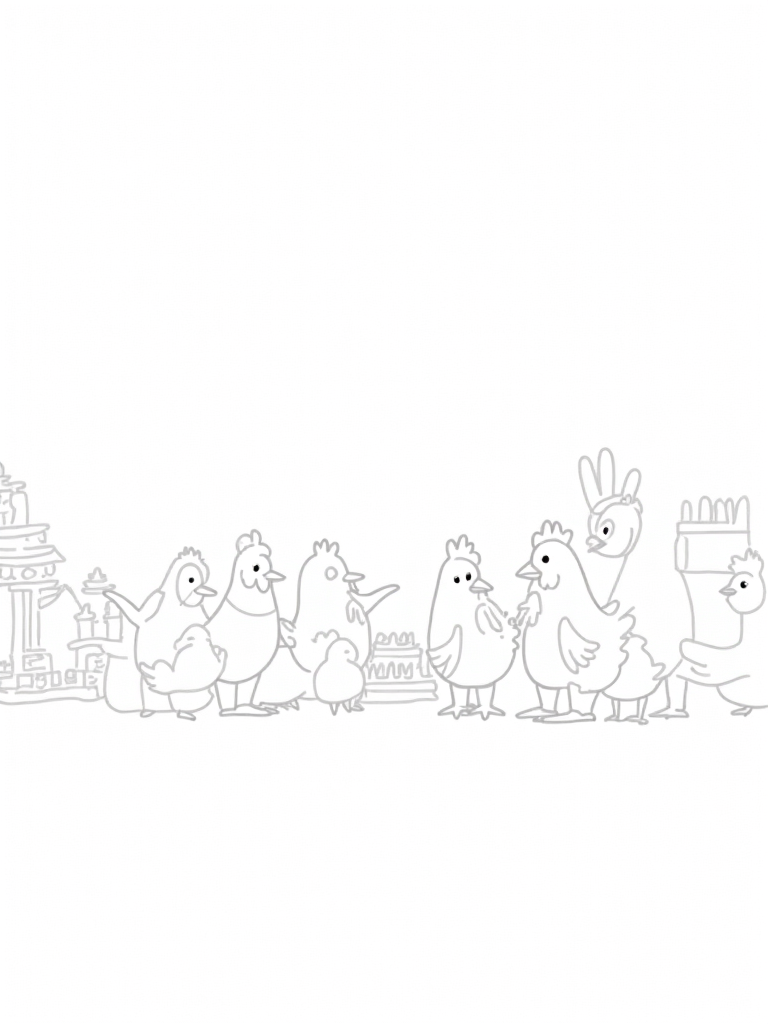 chicken coloring pages