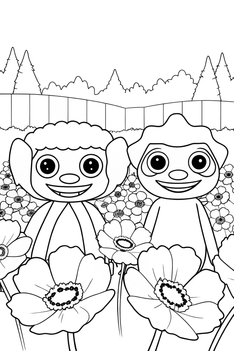 poppy playtime coloring pages