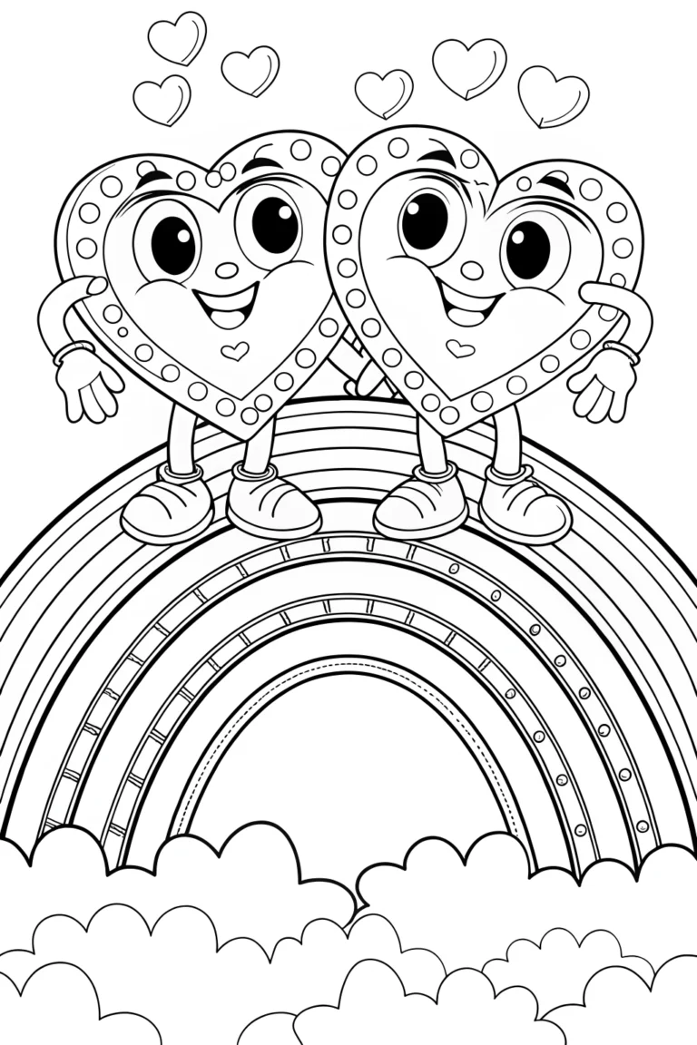 heart coloring pages