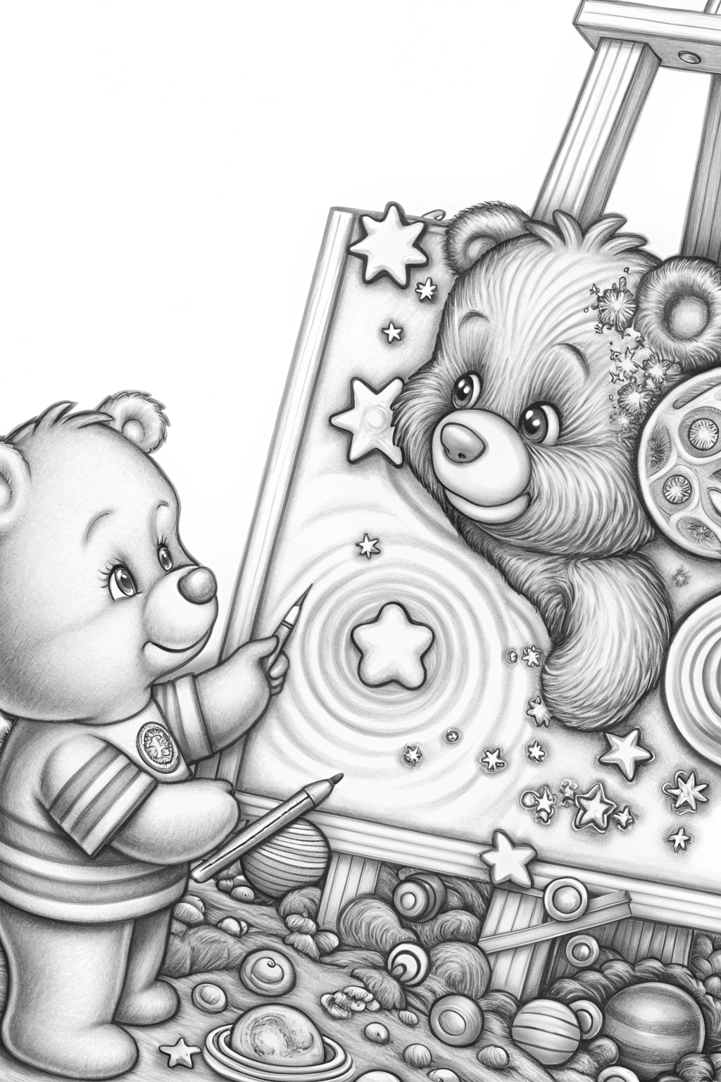 care bear coloring pages