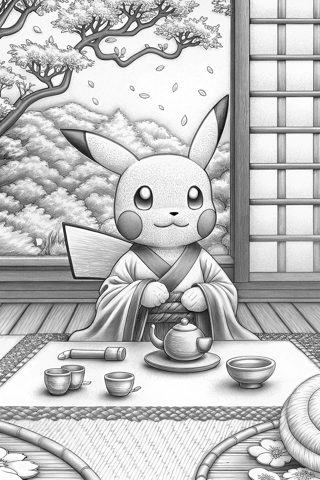 pikachu coloring pages