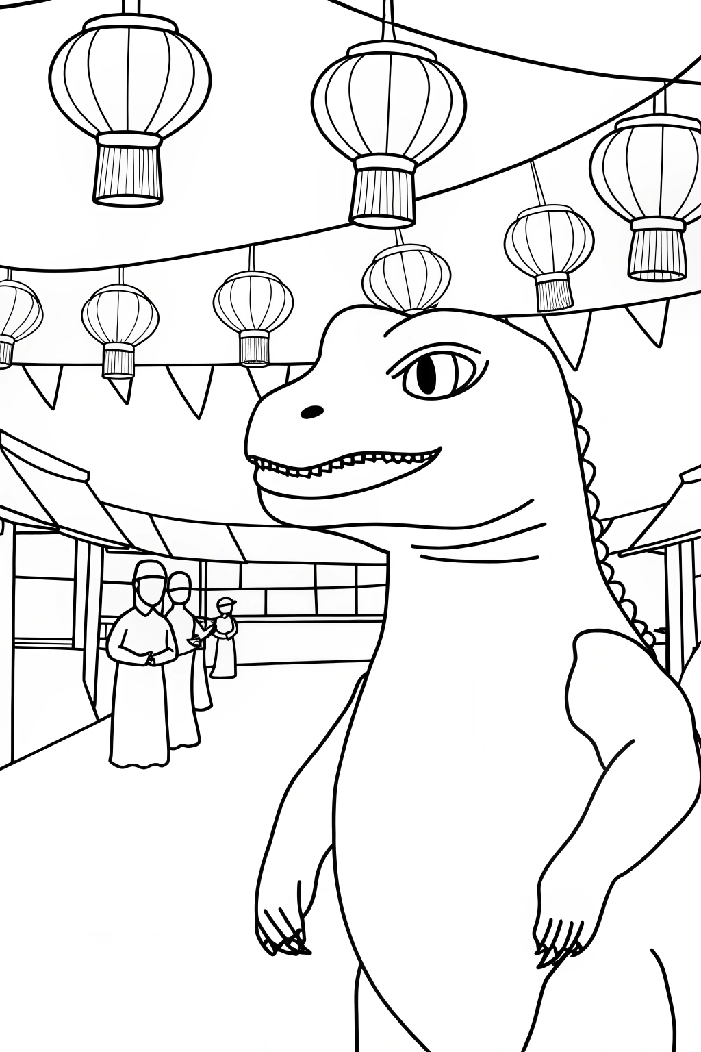godzilla coloring pages