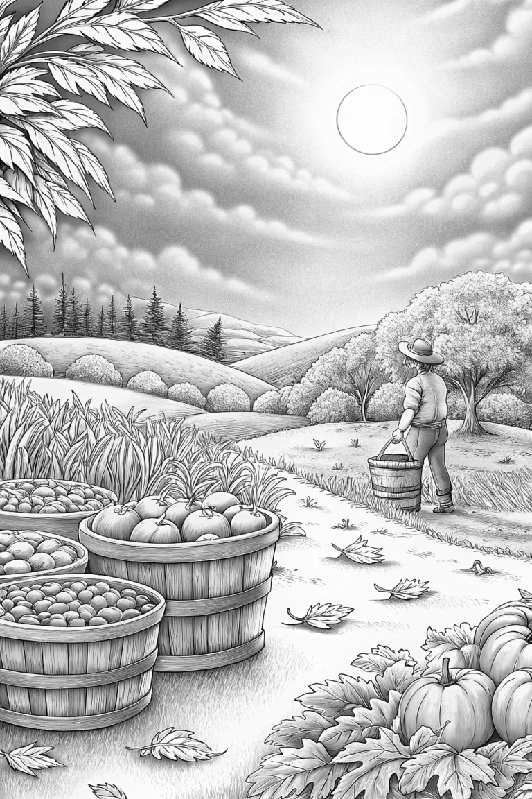 fall coloring pages