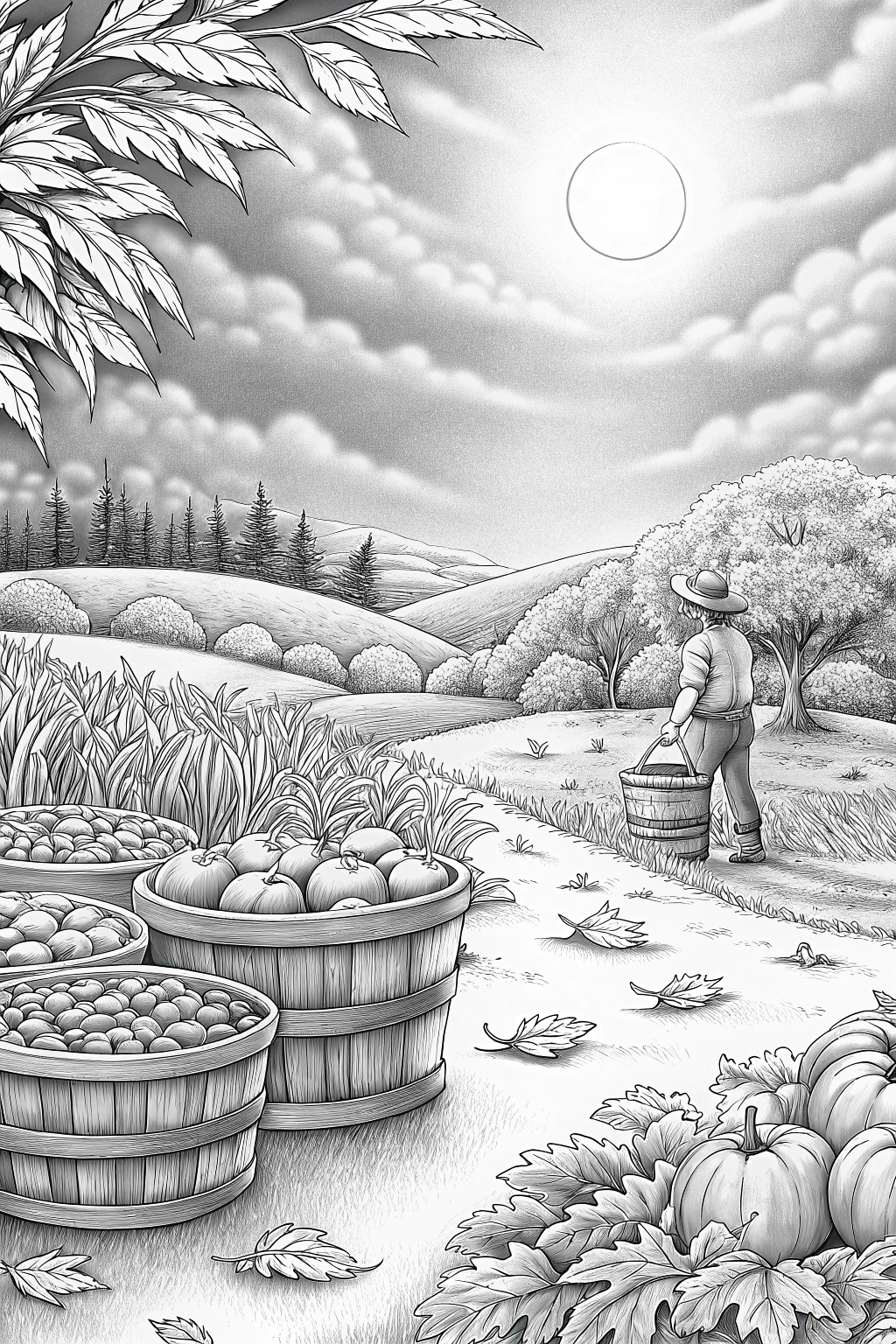 fall coloring pages