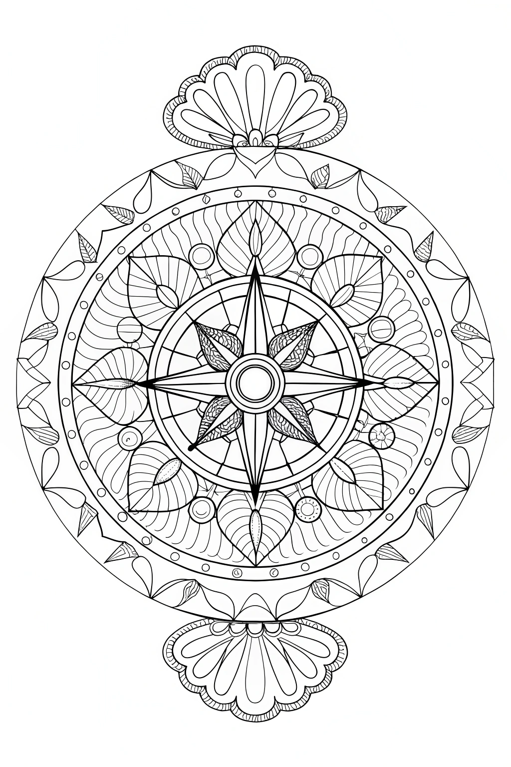 mandala coloring pages