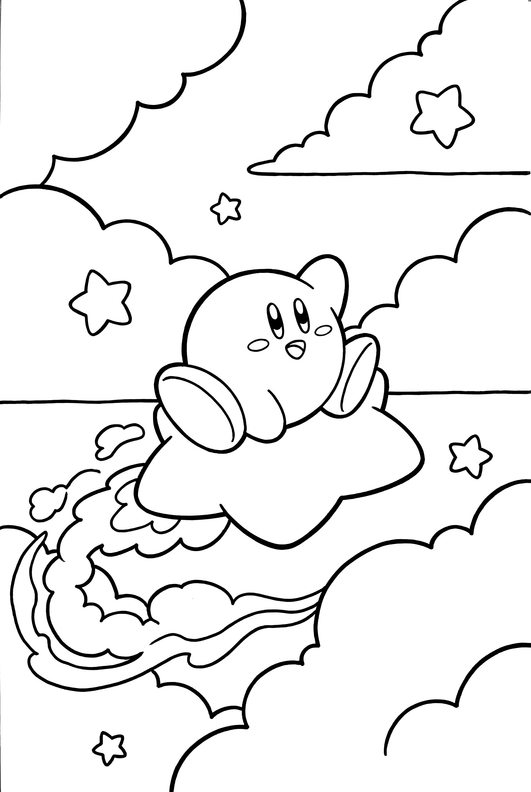 kirby coloring pages