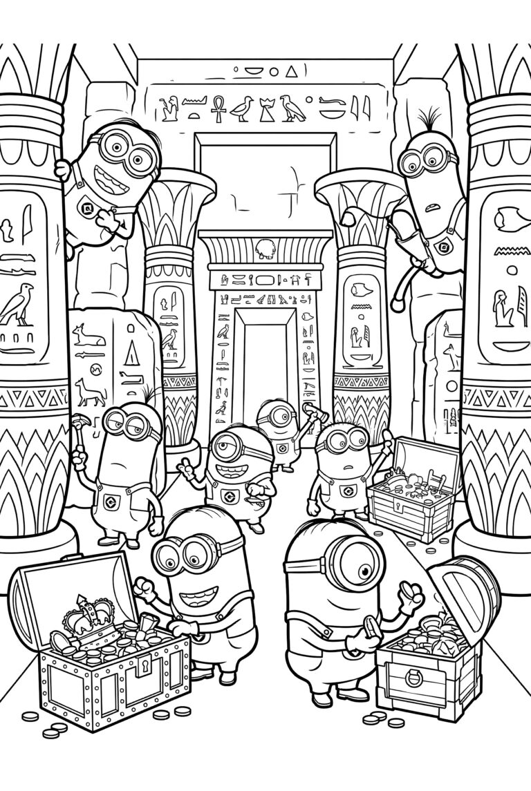 minion coloring pages