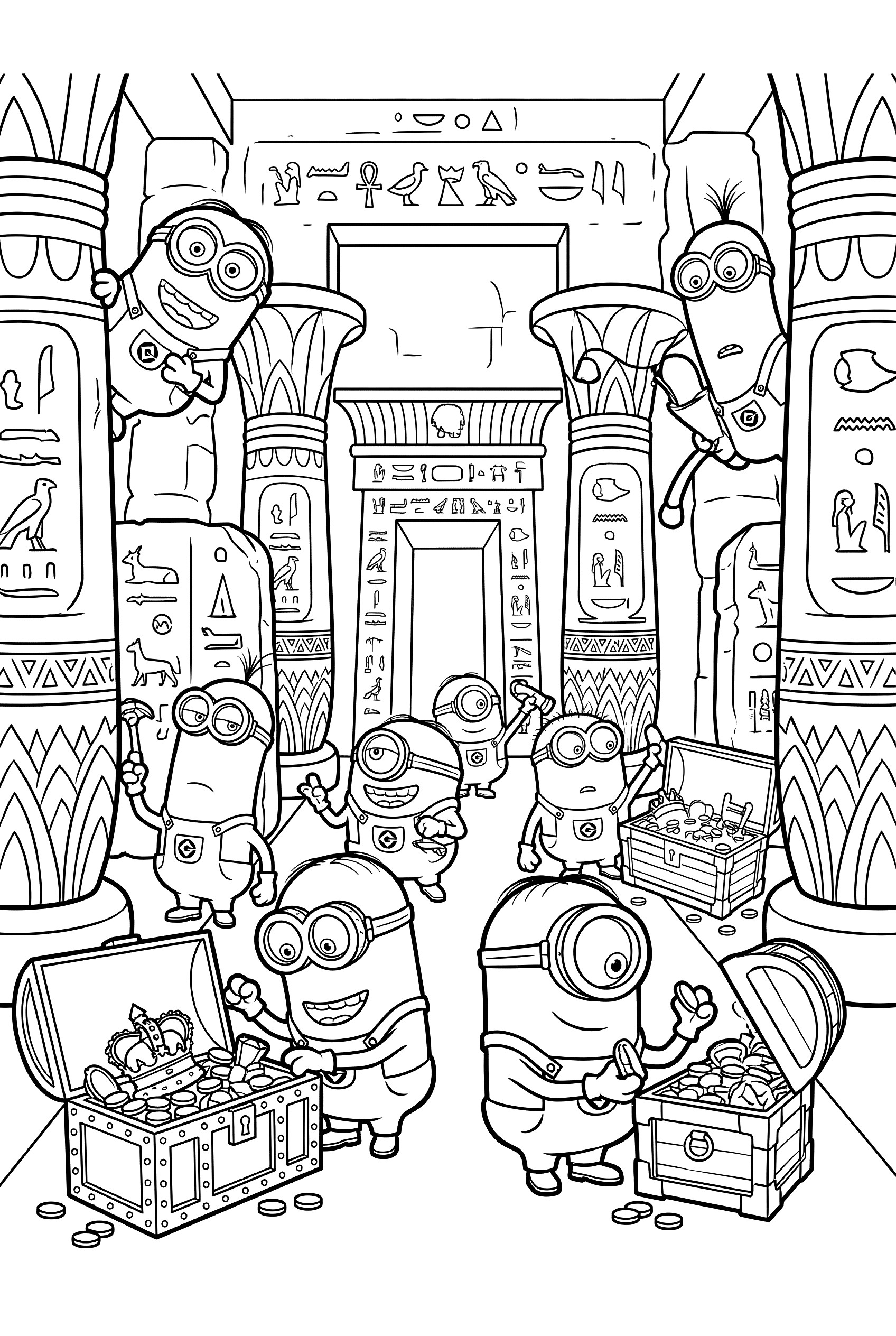 minion coloring pages